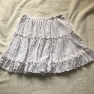 Princess Polly White Marlow Skirt